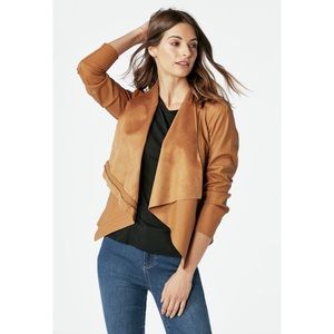 ⬇️ NWT Zip Up Drape Jacket